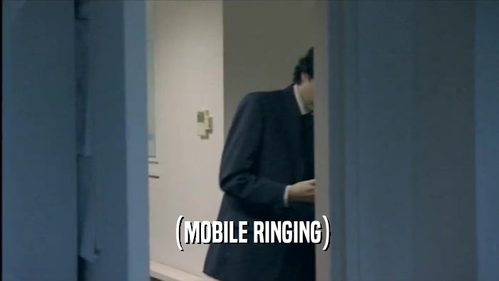 (MOBILE RINGING)  