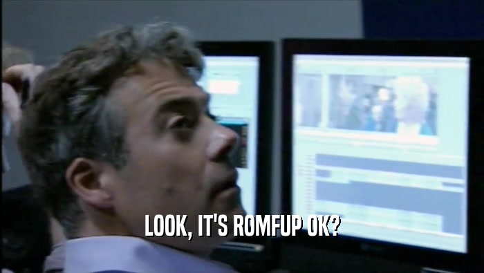 LOOK, IT'S ROMFUP OK?  