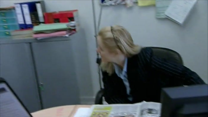 TERRI, IS...? OH, HELLO, ROBYN. WHERE'S TERRI? IS SHE NOT... 