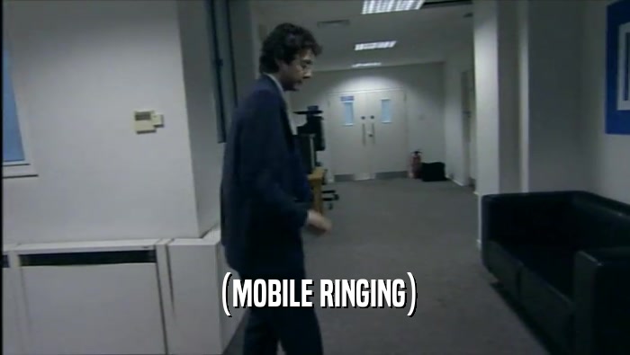 (MOBILE RINGING)  