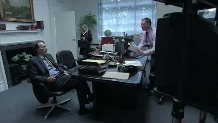 - EVER CLEANED UP YOUR OWN MOTHER'S PISS? - NO, I NEVER KNEW MY MOTHER, HUGH. 