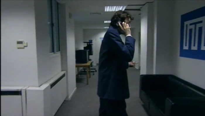 - (JAMIE) HEY, SHITBAG, YOU DONE IT YET.? - I'M IN THE MIDDLE OF DOING IT. 