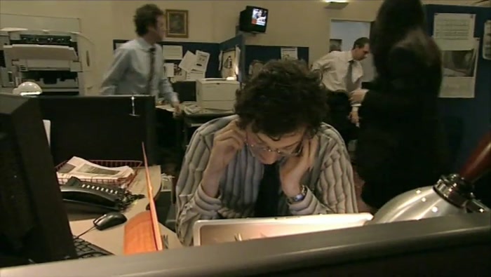 I'VE MANAGED TO PERSUADE HIM TO GO OVER AND HAVE A WORD AT ITN. 