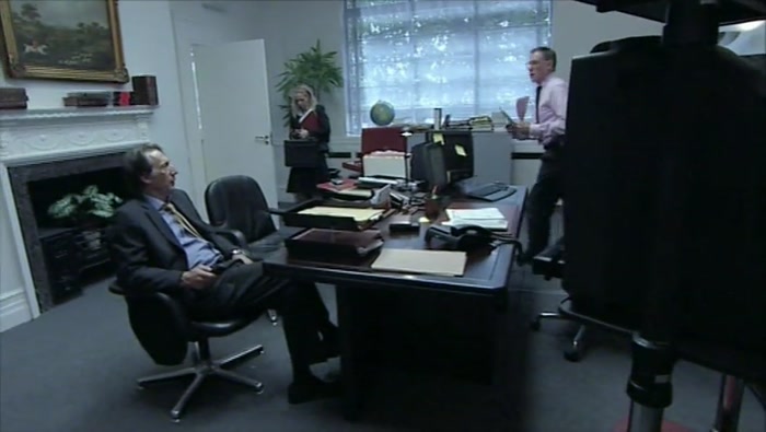 - EVER CLEANED UP YOUR OWN MOTHER'S PISS? - NO, I NEVER KNEW MY MOTHER, HUGH. 