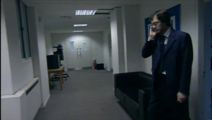 - (JAMIE) HEY, SHITBAG, YOU DONE IT YET.? - I'M IN THE MIDDLE OF DOING IT. 