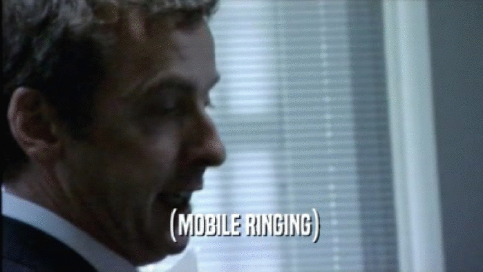 (MOBILE RINGING)  