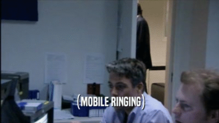 (MOBILE RINGING)  