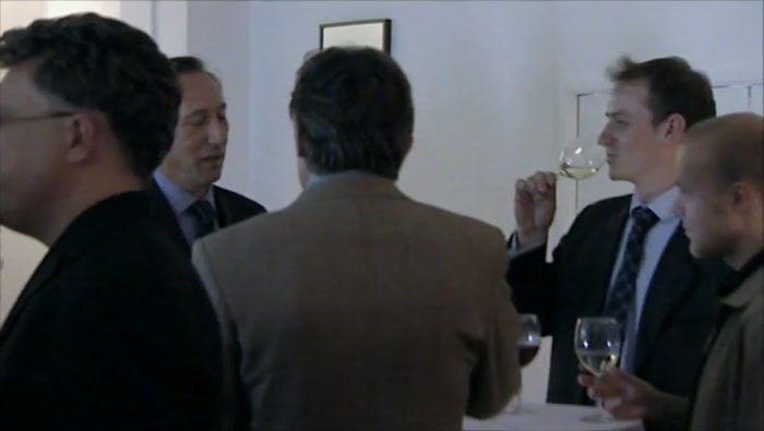  AND JULIUS NICHOLSON SAYS, ''I'M SORRY, BUT  I THINK YOU'LL FIND YOU'RE SITTING IN MY SEAT.'' 