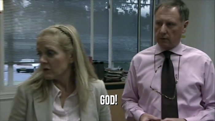  GOD!  