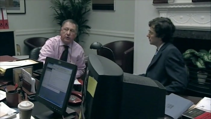  LISA SAYS NICHOLSON IS SQUELCHING HIS WAY  THROUGH THE BUILDING, SO WE'RE ON STAND-BY. 