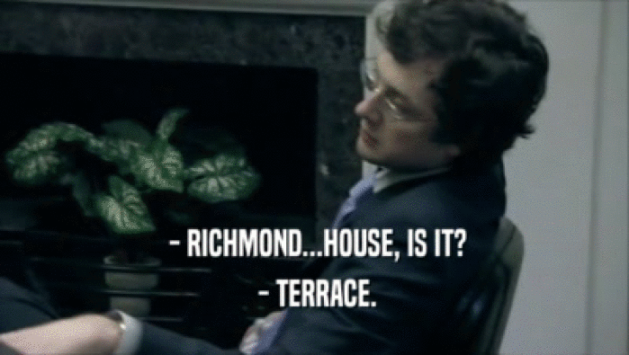  - RICHMOND...HOUSE, IS IT?  - TERRACE. 