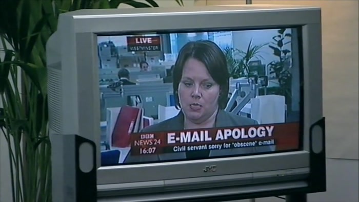 WHOA, SHE'S GONE OFF SCRIPT HERE.  