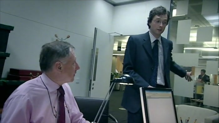 MR MALCOLM TUCKER, TURNING IT ALL THE WAY UP TO ELEVEN, DOWN IN THE LOBBY. 