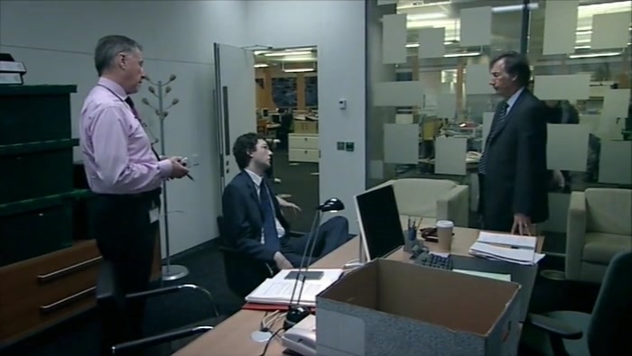 THE PROBLEM IS, THOUGH, HUGH, THAT THERE'S BEEN A BIT OF A RUSH, WITH YOU NOT IN PLACE, 