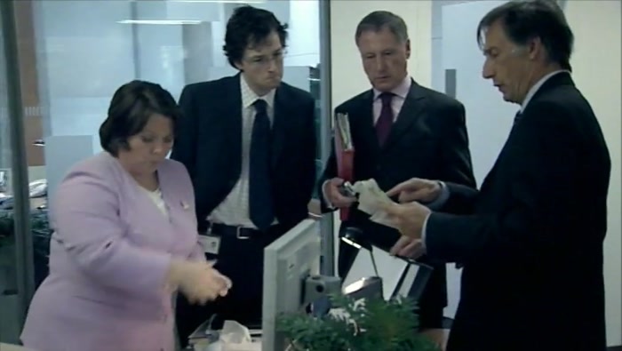 SWEARY WOMAN OF WHITEHALL. A PUN. IT'S NOT REALLY PUNNING ON ANYTHING, IS IT? 
