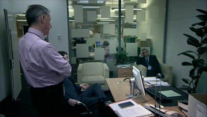 - OH, MALCOLM SENT THAT. - IT'S FAR TOO BIG. WHY DID HE SEND IT? 