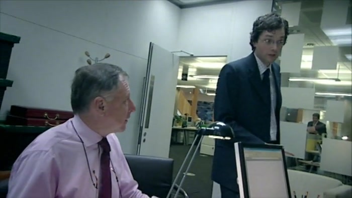 MR MALCOLM TUCKER, TURNING IT ALL THE WAY UP TO ELEVEN, DOWN IN THE LOBBY. 