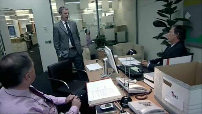 NO, NO. HAVE I GOT MY BOLLOCKING FACE ON?  