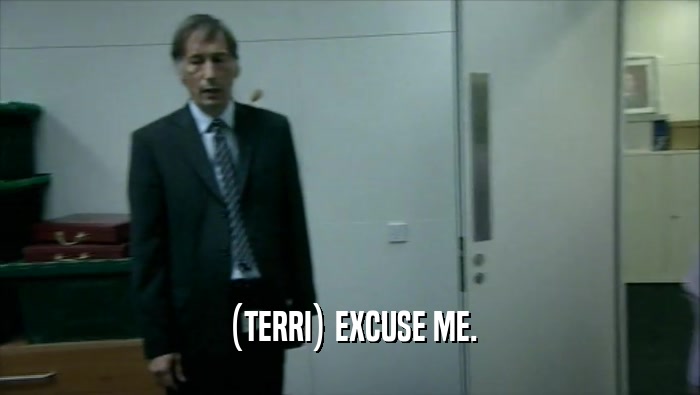 (TERRI) EXCUSE ME.  