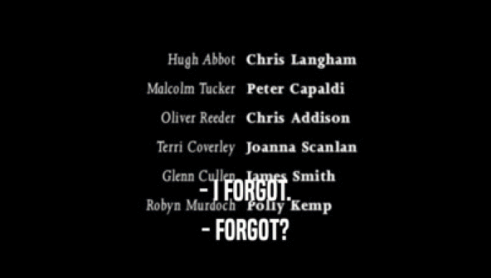 - I FORGOT. - FORGOT? 