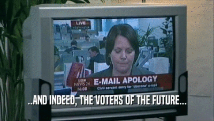 ..AND INDEED, THE VOTERS OF THE FUTURE...  