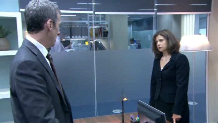 SAYING THAT YOUR HUSBAND IS LEAVING HIS JOB.  