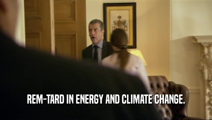 REM-TARD IN ENERGY AND CLIMATE CHANGE.  