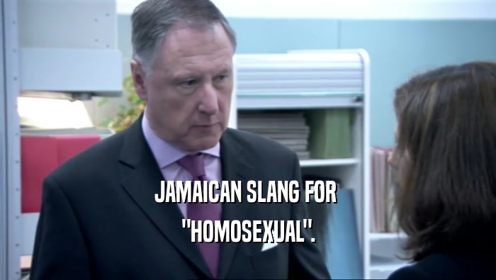 JAMAICAN SLANG FOR  