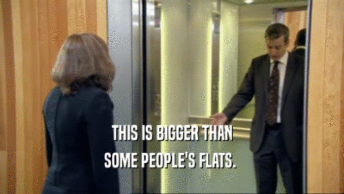 THIS IS BIGGER THAN SOME PEOPLE'S FLATS.  