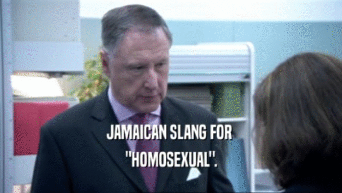 JAMAICAN SLANG FOR  