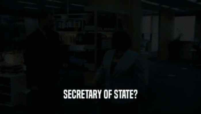 SECRETARY OF STATE?
  