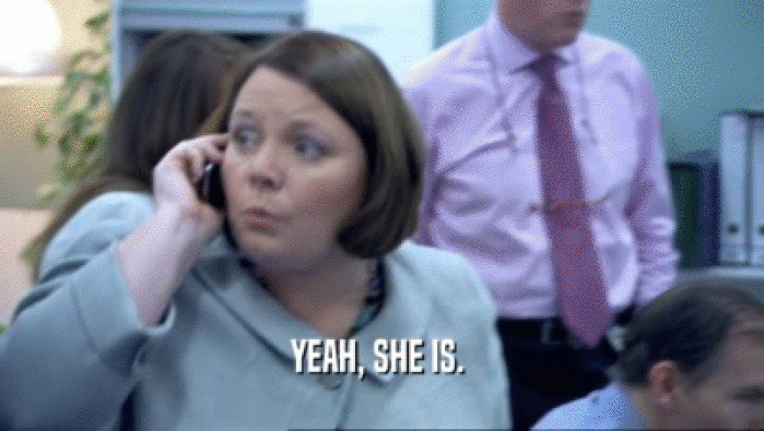 YEAH, SHE IS.   