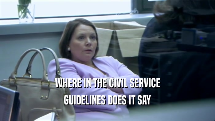 WHERE IN THE CIVIL SERVICE GUIDELINES DOES IT SAY 