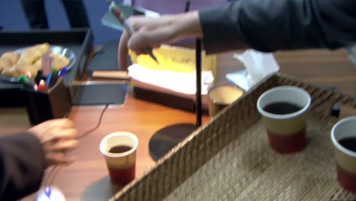 SO UHM... THIS IS COFFEE,  IS THAT ALRIGHT?  