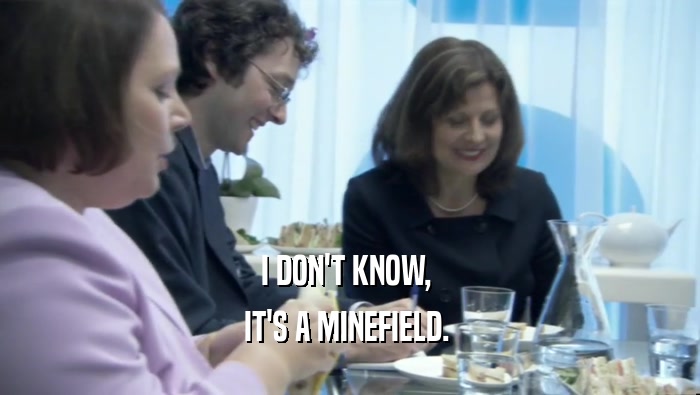 I DON'T KNOW,  IT'S A MINEFIELD.  
