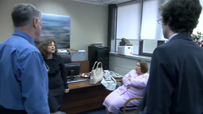 WITH A HOSTILE JOURNALIST,  IF YOU JUST CAN'T BE ASKED  