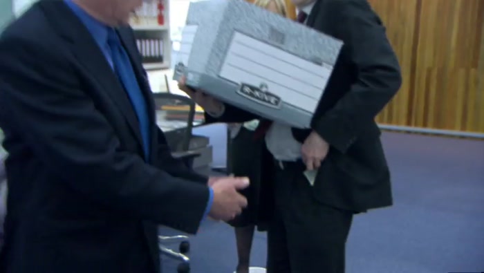 YOU NEED TO LEAVE YOUR BADGE, OBVIOUSLY 