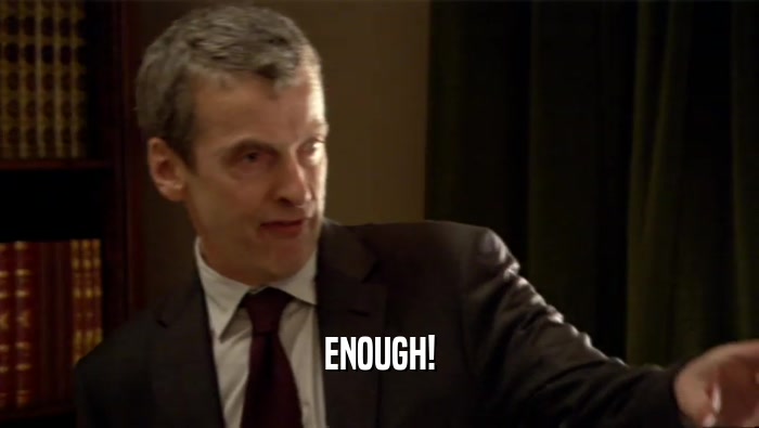ENOUGH!  