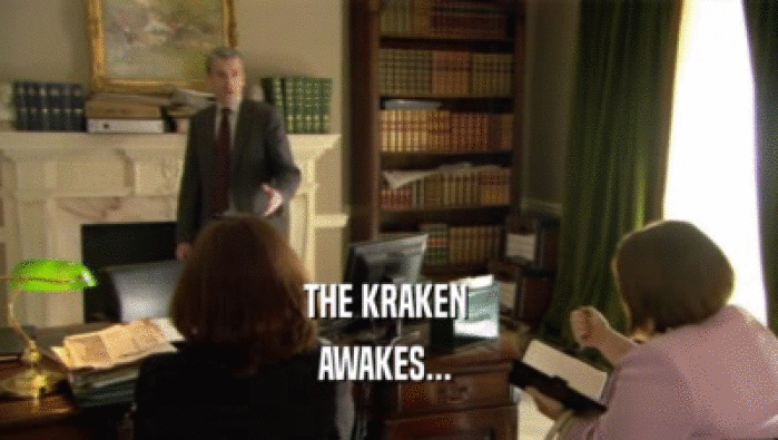 THE KRAKEN  AWAKES...  