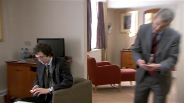 NO, REALLY? I THOUGHT IT WAS ROOM SERVICE COLD-CALLING. 