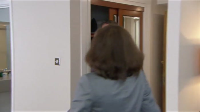 RIGHT, I'M JUST GOING TO USE THE LOO.  