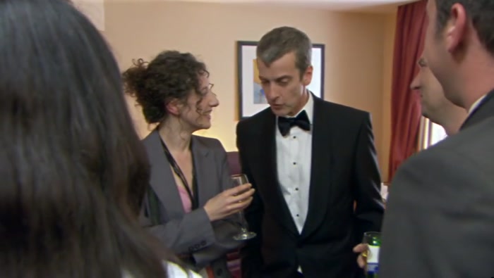 I'VE GOT TO SHOW MY FACE AT A FEW RECEPTIONS THIS EVENING. 
