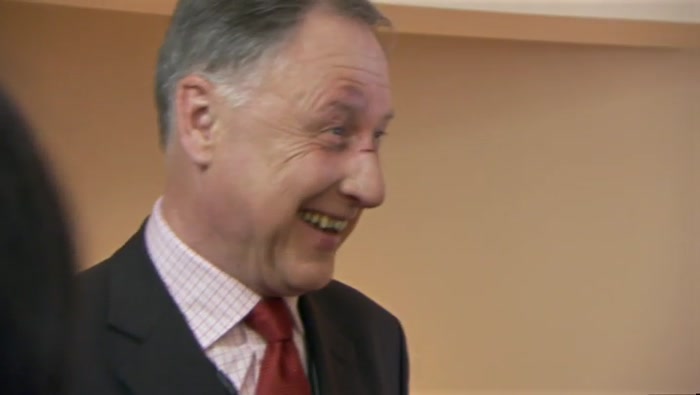 WE HAVE A LAUGH, THAT'S ALL.  