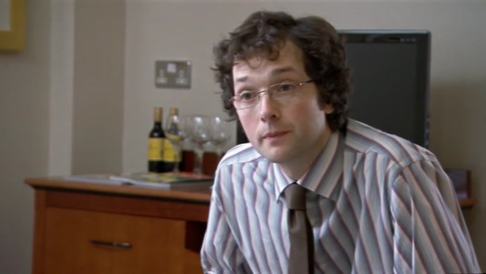 GONNA HAVE TO GO DOWN THE SLAPSTICK ROUTE, AREN'T I? 