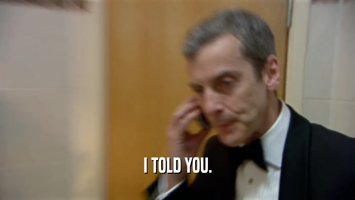 I TOLD YOU.  