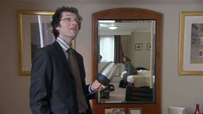 MAYBE THE ROOM ONLY LOOKS BIGGER BECAUSE GLENN'S KETTLE IS SO TINY. 