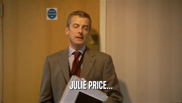 JULIE PRICE...  