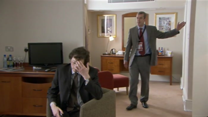 WOMEN, HUH? WOMEN! SLAM THE DOOR. WHERE DID THIS IDEA COME FROM, HUH? 