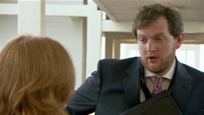SORRY ABOUT YOUR LOSS, OF YOUR HUSBAND, IN THE COLLAPSE OF THAT... OF THAT CAFE. 