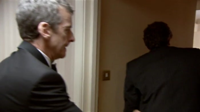 UM, YOU'RE LOOKING VERY DAPPER, BY THE WAY, VERY NICE, 